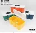 กล่องใส่เครื่องปรุง 1x3 ช่อง  1*140