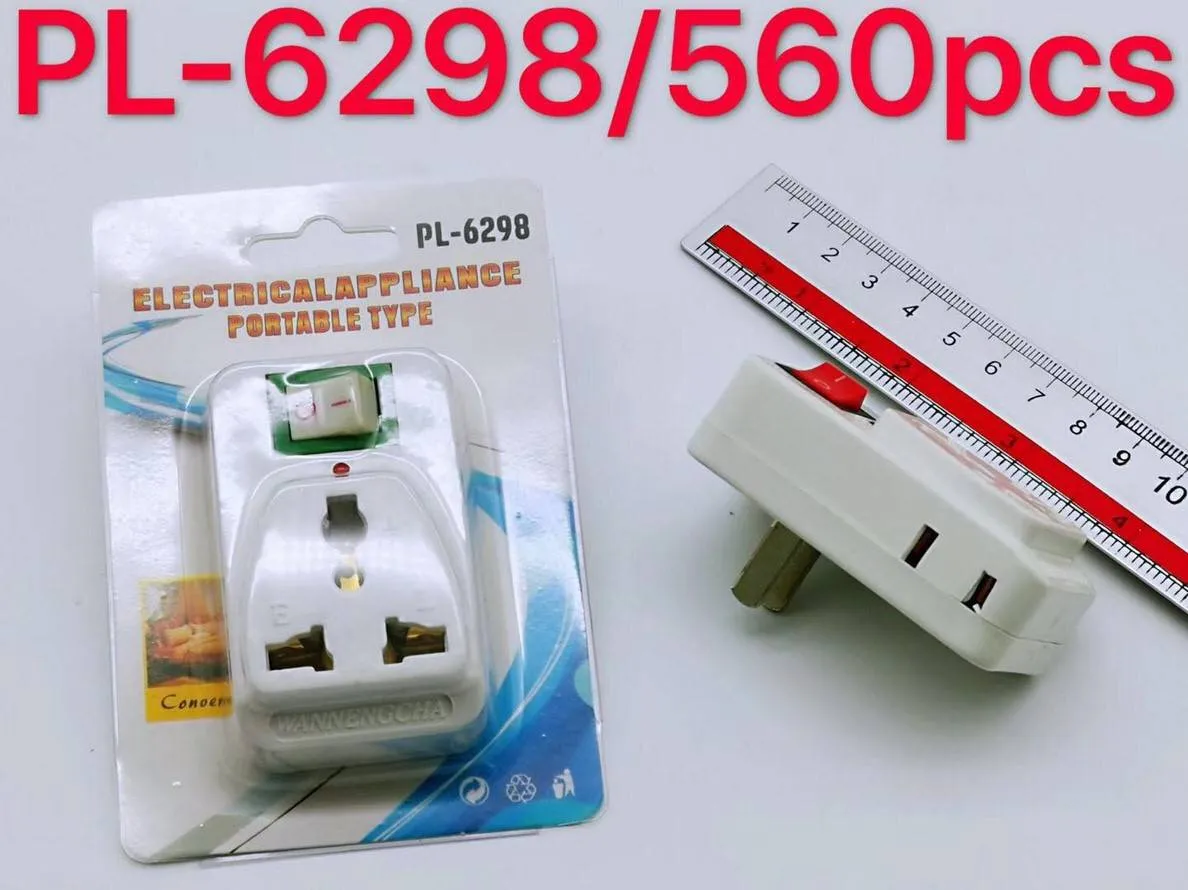 หัวปลั๊ก3ทาง มีสวิต L5164 K3 T13364 ZC13364