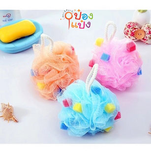 ใยถูตัว ขัดตัวแบบใหญ่ คละสี W989 T-A069 SG-CL166 SG-CL221