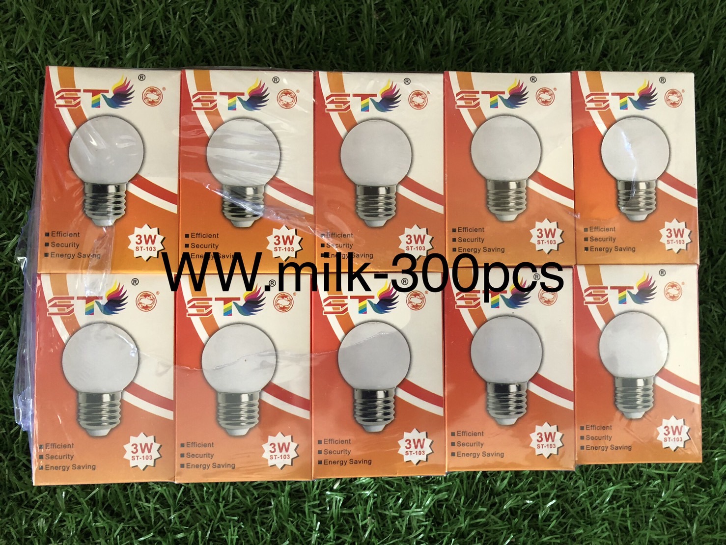 หลอดไฟปิงปอง หัวกลม เดย์ไลท์ 3W สีขาว (W)  TP-LED3W