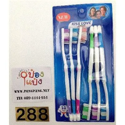 แปรงสีฟัน KISSLOVE 6 ด้าม 1*240  SG-FA576  SG-CL072  LG521 P4642
