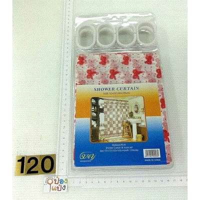 ม่านห้องน้ำ 180x180cm. T5670  P8444 T55442 