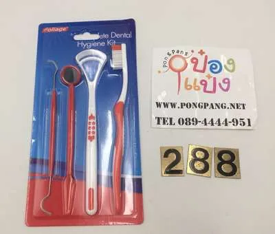 ทำฟัน ชุดขัดฟัน กระจก  แปรง 1x4  T18818 P6110