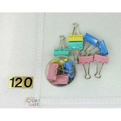 ตัวหนีบเอกสารสี 41มม 7ตัว T9324  B339  P8639  JSB-BA098 JM GT0331 S941-1 S041