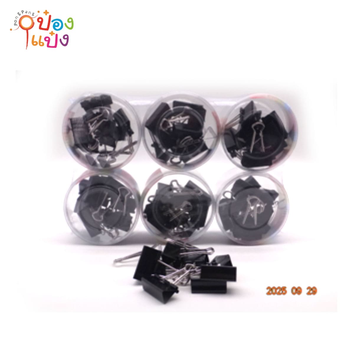 ตัวหนีบเอกสาร 32มม 12ตัวสีดำ 1*240