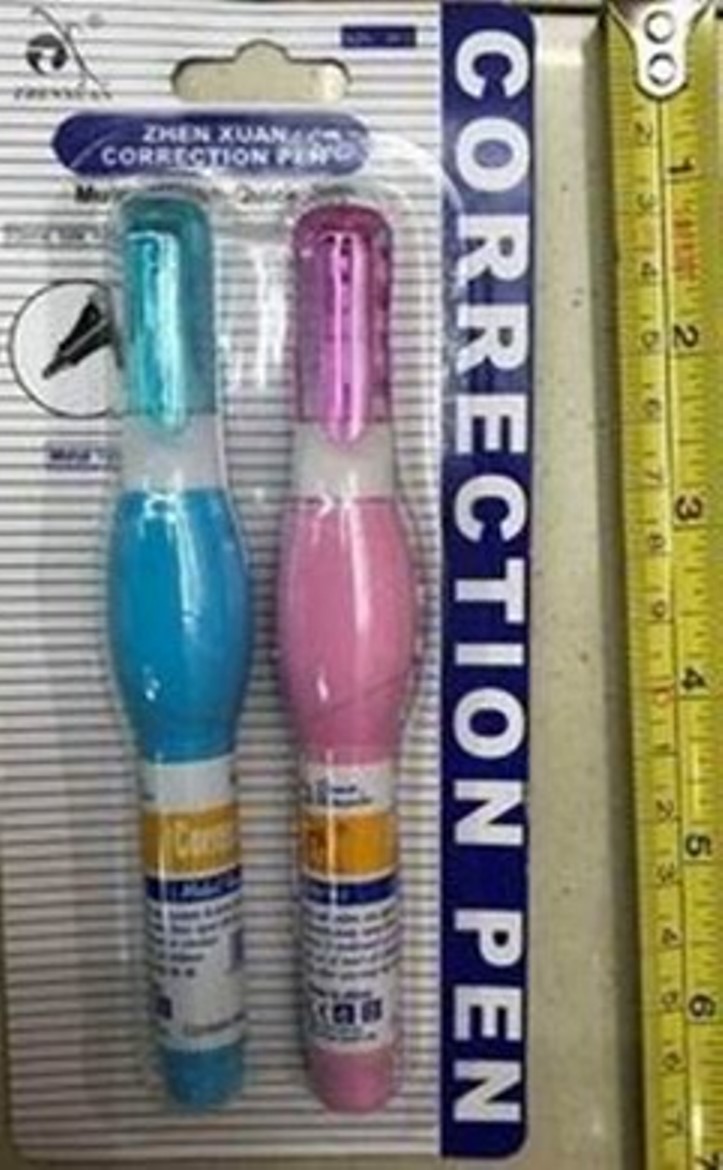 ลิควิดน้ำแท่งยาว เว้าข้าง แพ็ค 1x2 คละสี 