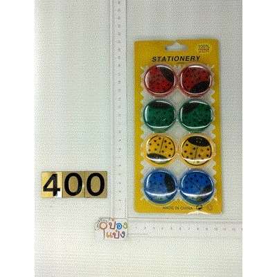 *แม่เหล็กติดโน๊ตบอร์ด-ตู้เย็น 1x8 คละลาย P6544