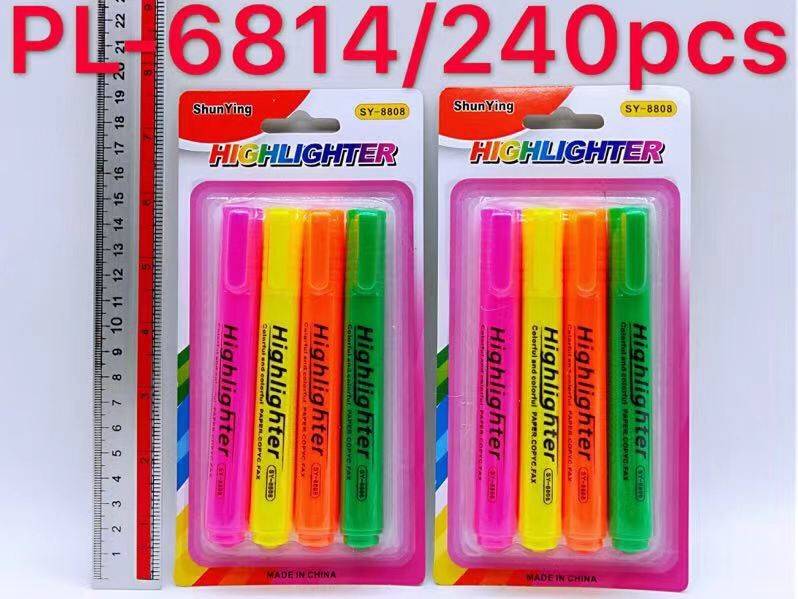 ปากกาไฮไลท์ 1x4 Highlighter SY-8808 T9676 ST663