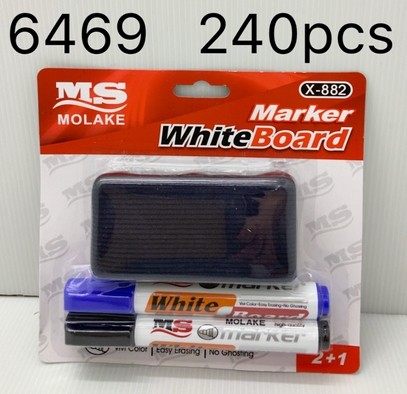 ปากกาเขียนไวท์บอร์ด 1x2 พร้อมแปรงลบ SG-HH370 T20387