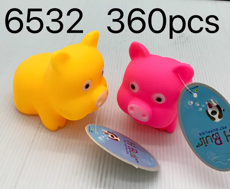 *ของเล่นสัตว์ รูปหมู มีเสียง 1*360