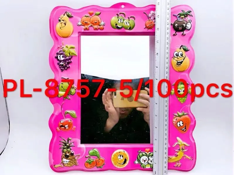 กระจก ติดผนัง 20x25 ขอบพลาสติก ผลไม้ 1*100 T14358