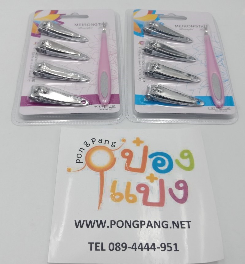 กรรไกรตัดเล็บ1x4+แคะเล็บตะไบ T6581