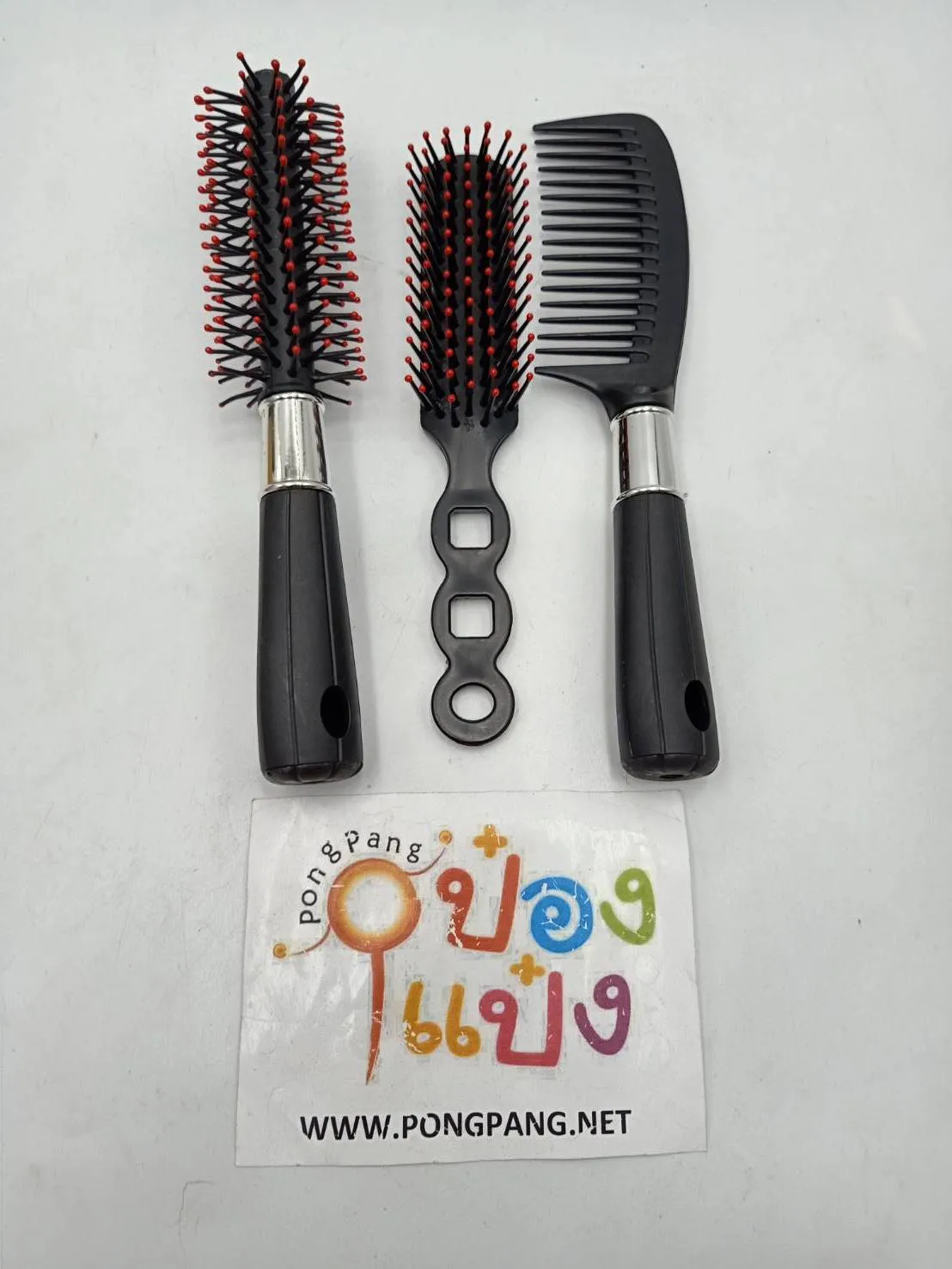 ชุดหวี หวีม้วนผม 1x3 SG-HA138 ST50506 P2035 T6930 14434