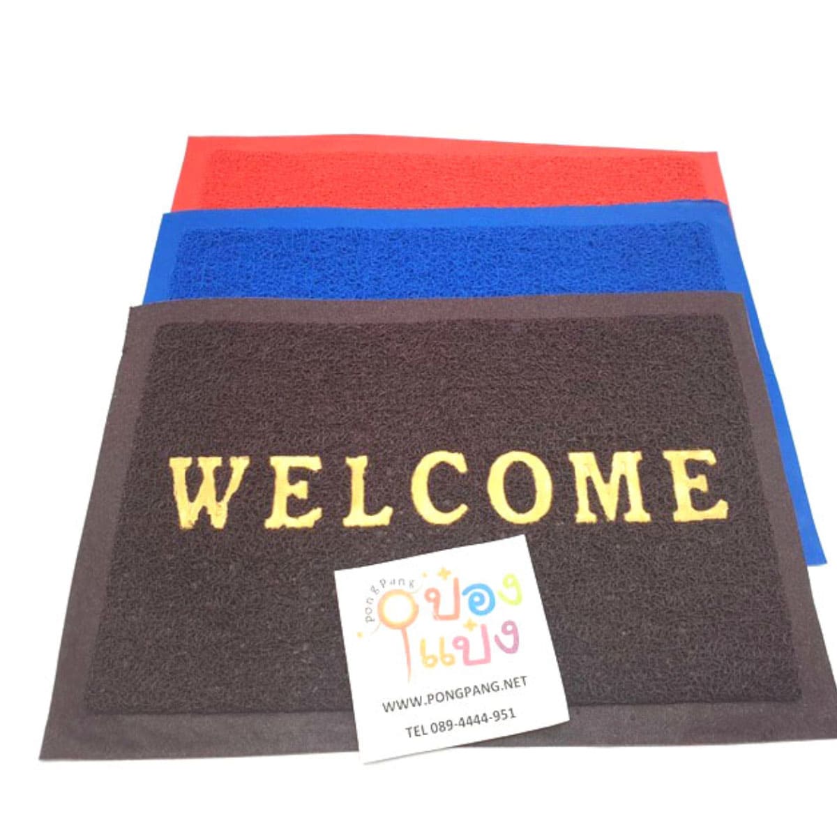 พรมเช็ดเท้า Welcome 30x45CM. คละสี T25984 